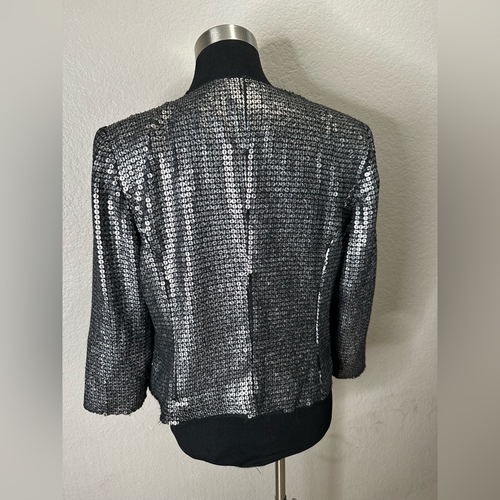 EXPRESS Sequin Zip Jacket Size M - Picture 3 of 6